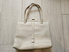 Gold Pfeil Cream Vintage Leather Handbag