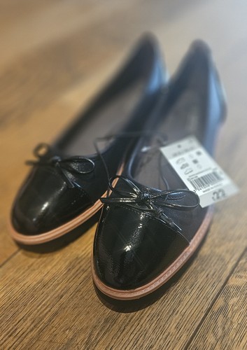 Black patent detail work - black,