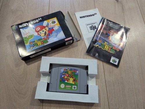 Super mario n64 pal boxed - super,