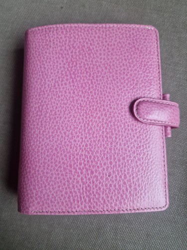 Vintage pink leather - pink,