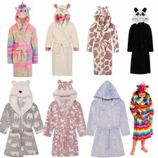 Kids Dressing Gown Robe Girls