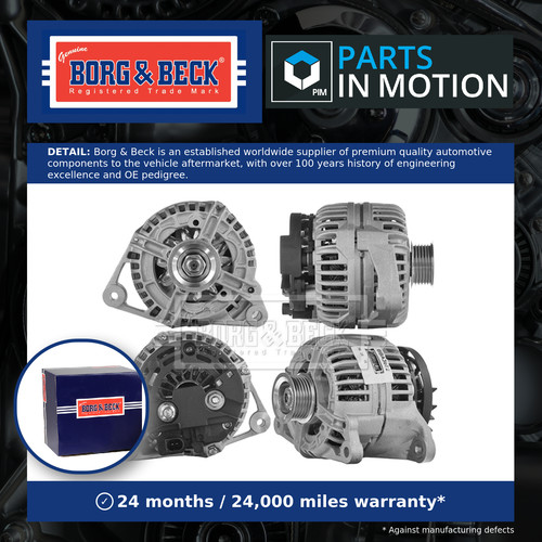 Alternator bba3072 borg beck - &,