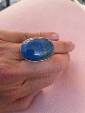 Large Oval 925 Silver and