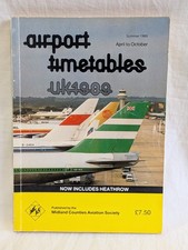 Vintage Airport Timetables UK