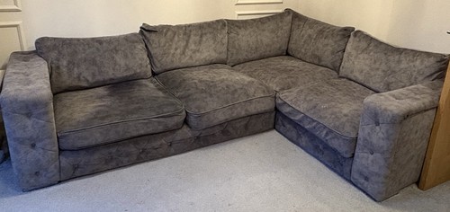 Shaped corner sofa with love - sofa,