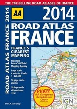 AA Road Atlas France 2014