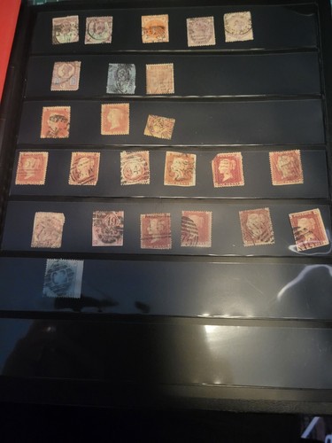 Penny red stamps - penny, plus