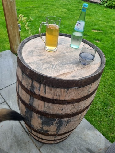 Sanded clean oak whiskey - &,
