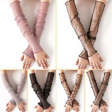Women Mesh Lace Long