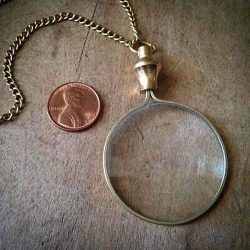 Shiny gold monocle - monocle, magnifying