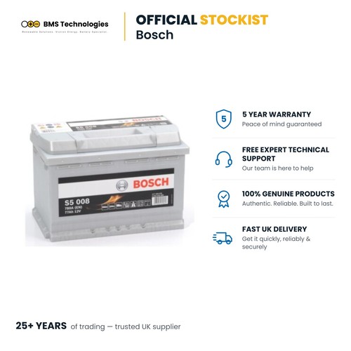 Bosch s5008 car - bosch, battery