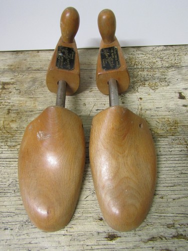 Vintage wooden shoe - vintage, trees