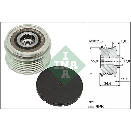 Alternator pulley fits - pulley,