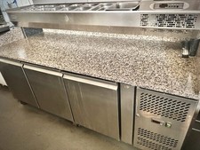 Pizza Counter 3 doors Granite top