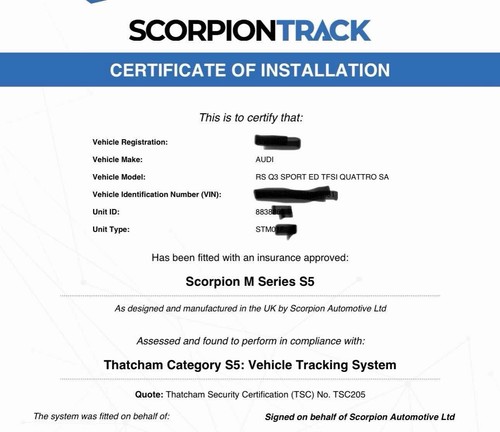 Scorpion car tracker gps - car,
