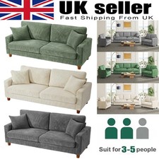 Modern 4 Seater Corduroy Sofa