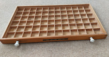 Small vintage wooden printers