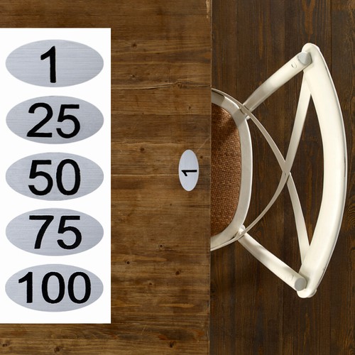 Table numbers restaurant - numbers, bar