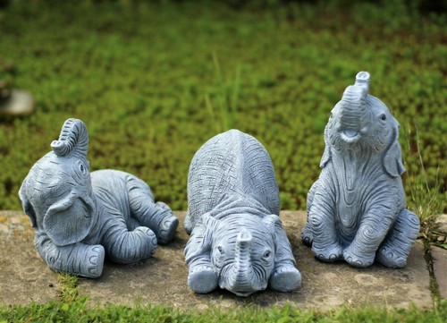 Garden ornaments laughing - garden,