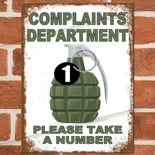 Complaints department funny - complaints,