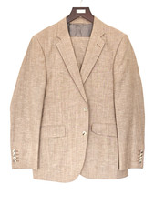 Hackett Mens Suit Plain Wool