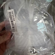 Hair Fascinator  White