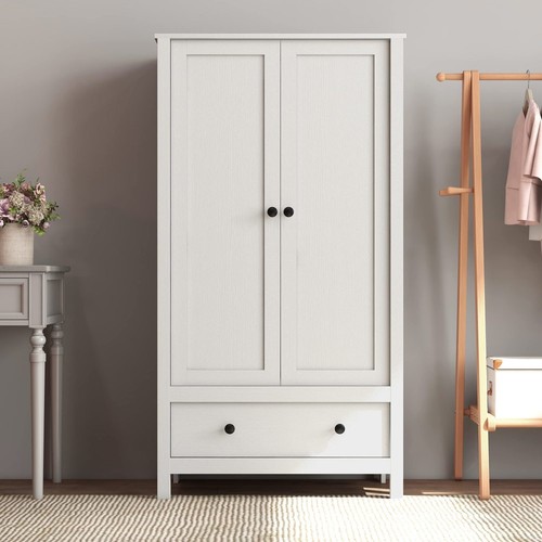 Door wardrobe with drawer - wardrobe,