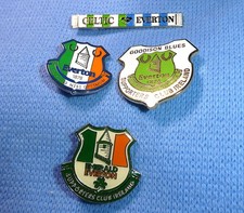 (4)  EVERTON / IRELAND  RELATED  BADGES