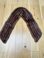Vintage Real Fur Scarf Shawl Wrap, Possibly Mink