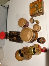 Vintage wooden matryoshka ussr - wooden,