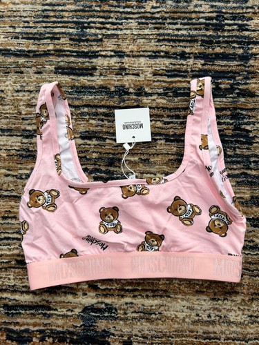 Moschino sports bra pink teddy - moschino,