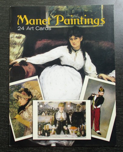 Manet paintings art cards - manet, 24