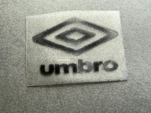 Black umbro logo retro - black,