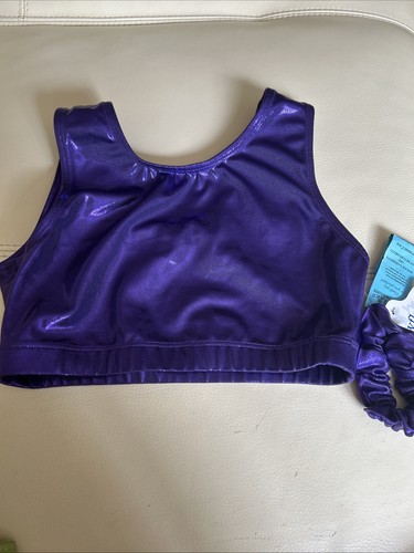 Snowflake gymnastic crop top - crop,