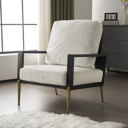 Velvet upholstered accent - upholstered,