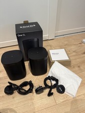 2 x Sonos One SL Speaker Black