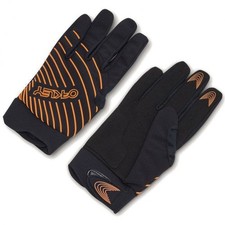 Oakley Drop In MTB Cycling Glove 2.0 - Blackout/Orange/Grey