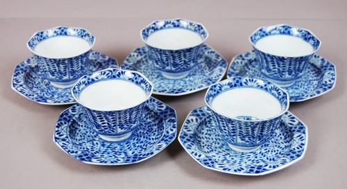 Japanese blue and white - 5x,