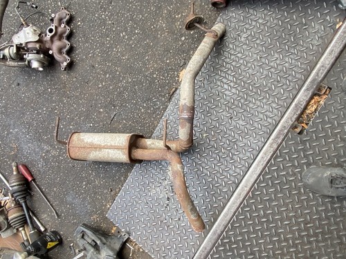 Rear exhaust silencer back box - silencer,