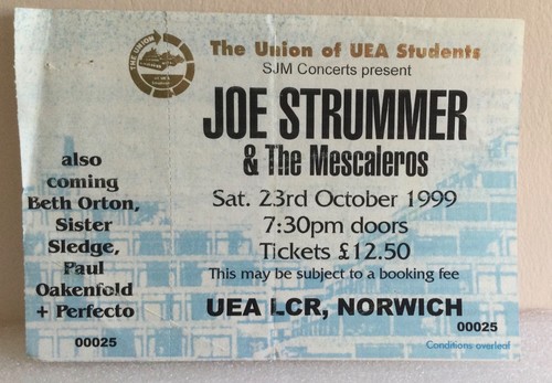 Joe strummer gig - gig,