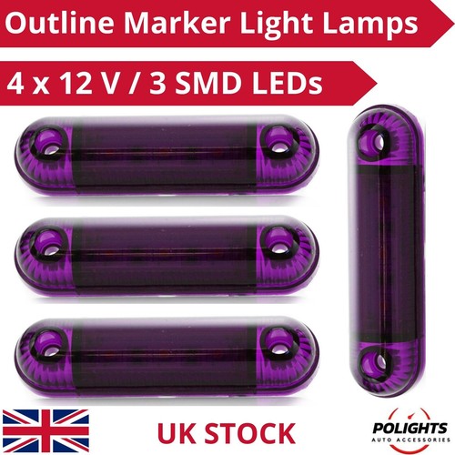 12v led side outline marker - 12v,
