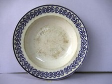 Antique Spongeware Bowl Stick