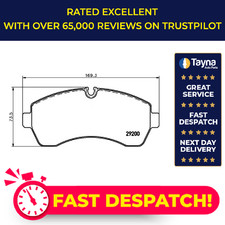 Brake Pads Set fits VW CRAFTER