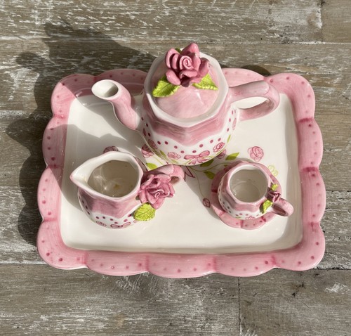 Fancy tray teapot creamer - fancy,