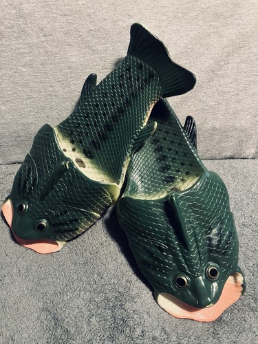 Bass fish flip flops slide - flip,