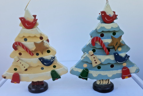 Vintage wooden christmas - vintage,
