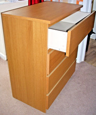 IKEA MALM CHEST OF 4 DRAWERS