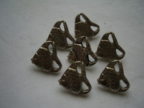 Grey pewter angel fish - pewter,,
