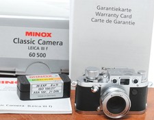 Leica III f Minox miniature