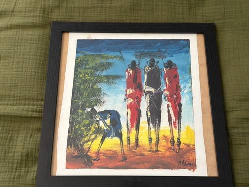Set paintings african - of, 2